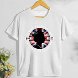 Inspired by Queen's Platinum Jubilee 2022 Elizabeth 70 Years T-shirt Summer Male and Female Large Size