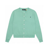 Ralph Lauren Knitted sweaters RL Crew Neck Embroidered Logo Knitted Cardigan Long Sleeves