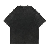 Men T-Shirt Vintage Distressed Rodman Print Loose Cotton
