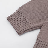 Men Sweater Inkjet Five-Pointed Star Paste Cloth Embroidery Knitwear