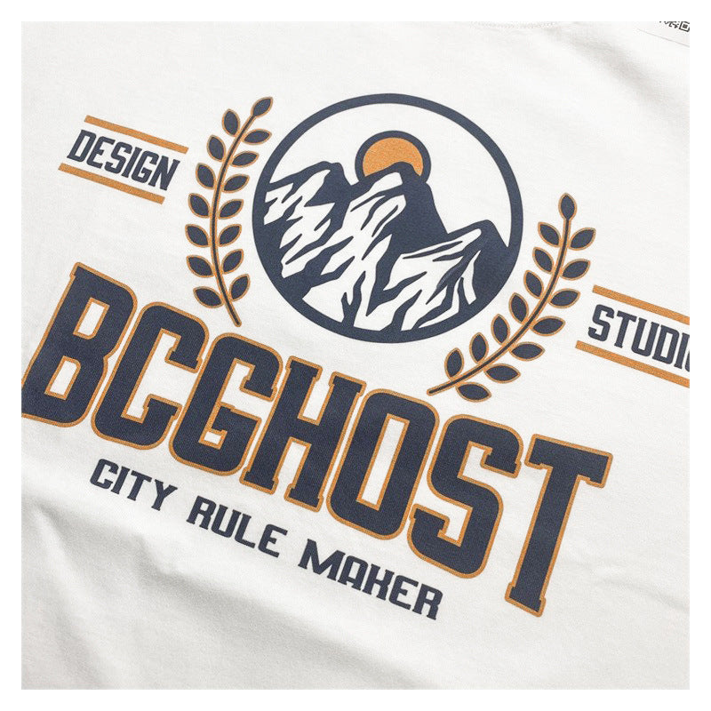 Unisex T Shirt Spring Summer Loose Short Sleeve
