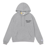 Gallery Dept Hoodie Micro Label Alphabet Slogan Hooded Sweater