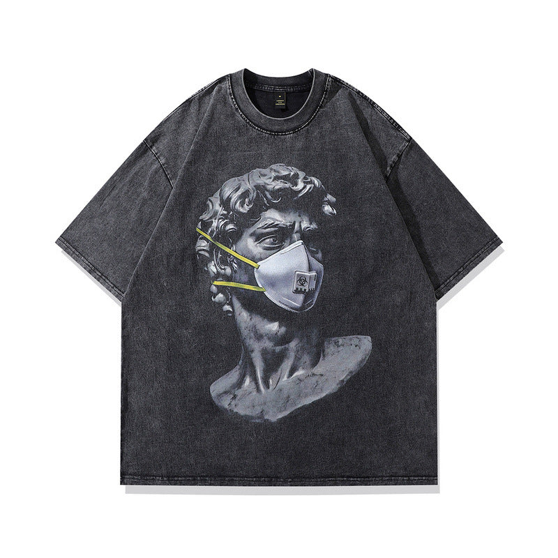 Men T-Shirt Printed Distressed Vibe