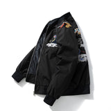 Mens Vintage Jackets Japanese Embroidered Jacket Baseball Suit Flight Suit
