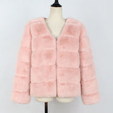 Women Fur Jacket Warm Plush Coat