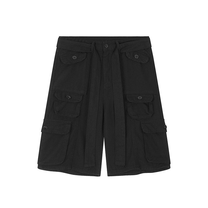 Cargo Pants Retro Distressed Hip Hop Multi-Pocket Cargo Pants