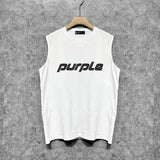 Purple Brand Tank T Shirts Sleeveless T-shirt Vest