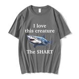 I Love This Creature The Shart Shark Funny Meme T Shirts Men