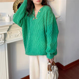 Women Pullover Sweater Temperament Loose Pullover