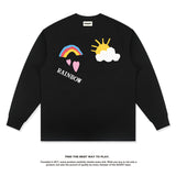 Unisex Long Sleeve Shirt Autumn and Winter Long Sleeve T-Shirt Loose