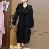 Women Pullover Sweater Loose Knitted Sweater Shawl