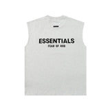 Fog Essentials tank summer FOG letter crew neck casual vest