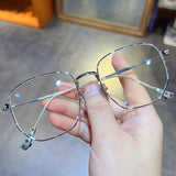 CHH Chrome Hearts Glasses Double beam glasses frame Versatile titanium frame Ultra light myopia glasses frame