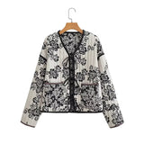 Women Cotton Coat Loose Double-Sided Wear Cotton Jacket