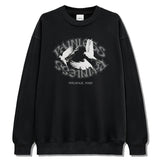 Unisex Long Sleeve Shirt Print Crew Neck Sweater High Street