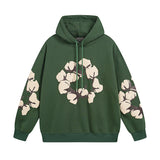 Denim Tears Hoodie Alphabet Foam Print Fleece Hoodie Sweater