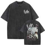 Washed Vintage Rock Band Korn Falling Away From Me