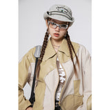 Unisex Pu Jacket Stitching PU Leather Motorcycle Jacket