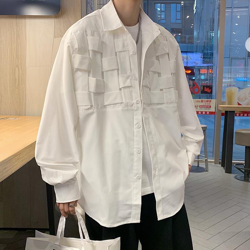 Men Shirts Long Sleeve Summer Loose Versatile Coat
