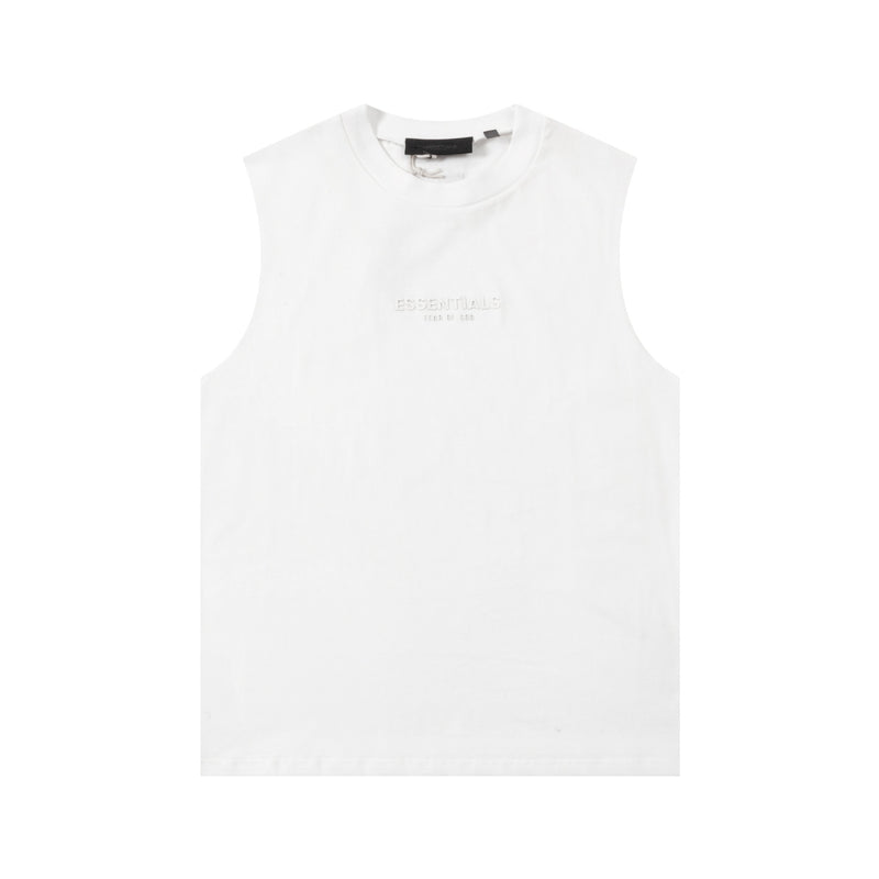 Fog Essentials tank spring summer FOG letter crew neck vest
