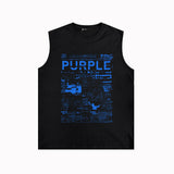 Purple Brand Tank T Shirts Sleeveless T-shirt Vest