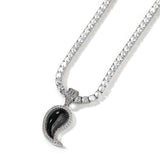 Jewelry Pendants Necklaces Vintage Copper Zircon Spectrum St. Valentine's