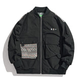 Unisex Coat Splicing Pilot Thickened Cotton Padded Coat