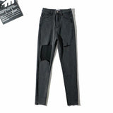 Women Jeans Summer Stretch Slim Fit Fashion Holes