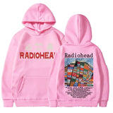 Radiohead Vintage Print Hoodie Men's Women's Cotton Pullover