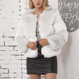 Women Fur Jacket Fashion Plush Coat