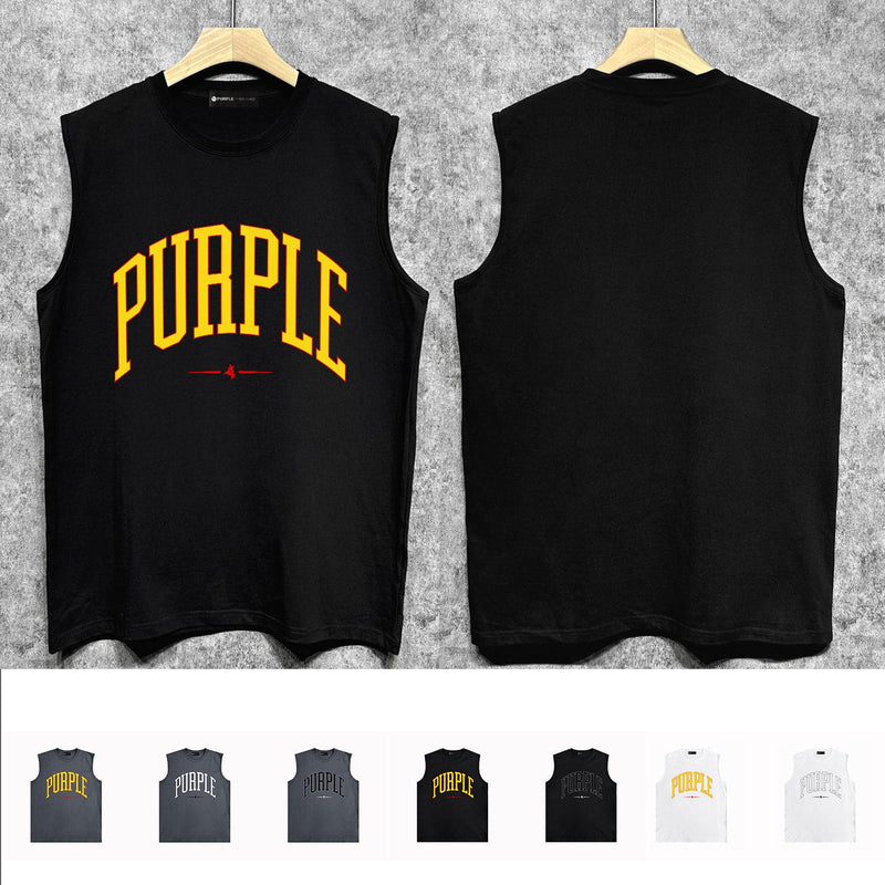 Purple Brand Tank T Shirts Sleeveless T-shirt Vest