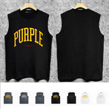 Purple Brand Tank T Shirts Sleeveless T-shirt Vest
