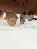 Chrome Hearts Sunglasses Light Luxury Large Frame Fashion Retro Sunglasses