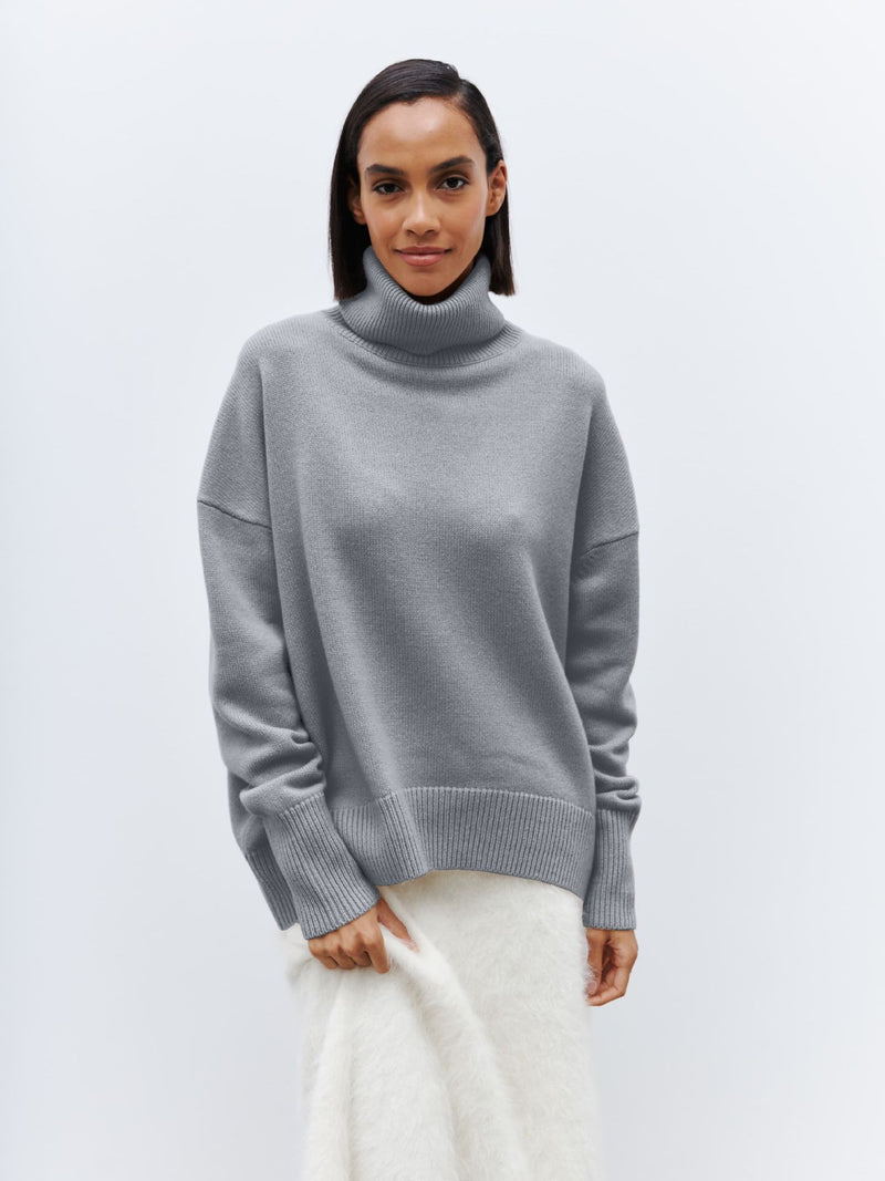 Women Work Business Casual Sweats Lapel Loose Sweater