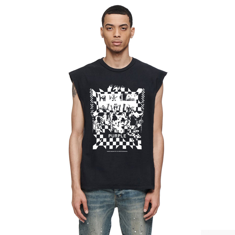 Purple Brand Tank T Shirts Sleeveless T-shirt Vest