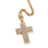 Jewelry Cross with Zircon Pendant Necklace Royalty Spectrum St. Valentine's