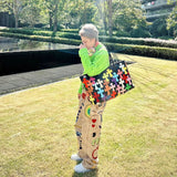 Chh Chrome Heart Leather Bag Cross Colored Shopping Bag