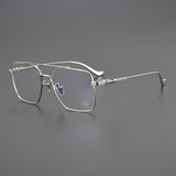 CHH Chrome Hearts Glasses Double Beam Large Frame Myopia Glasses Frame
