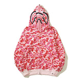 Ape Hoodie Camouflage Alphabet Double Hat Sweater Autumn Winter