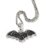 Jewelry Diablo Gothic Diamond Bat Pendant rapper Armament Jesus Pieces