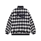 Men Cotton Mixed Jacket Coat Berber Fleece Coat Men's Autumn and Winter Loose Cotton Coat