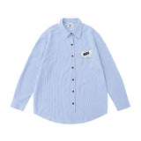 Men Long Sleeved T Shirt Thin Striped Long Sleeve Shirt Boys Ruan Handsome Loose Casual Outerwear Spring and Autumn
