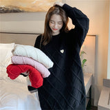 Women Pullover Sweater Elegant Embroidery Loose Knit Shirt