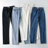 Women Jeans Split Simple Jeans