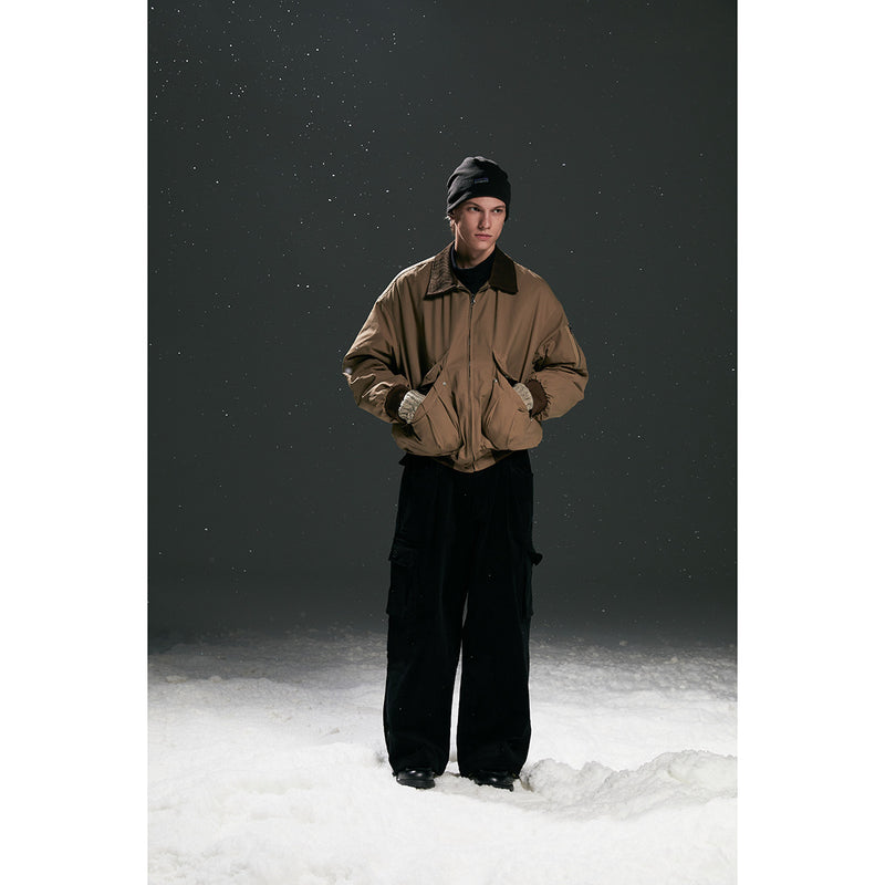 Unisex Coat Loose Lapels Overalls Male