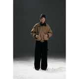 Unisex Coat Loose Lapels Overalls Male