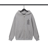 CHH Chrome Heart Hoodie Crowe Hooded Sweater Cardigan Zipper Loose Casual