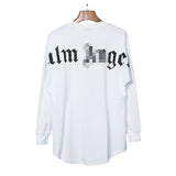 Palm Angle T Shirts Classic Logo Printed Long-Sleeved T-shirt Loose Bottoming Shirt