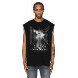 Purple Brand Tank T Shirts Sleeveless T-shirt Vest