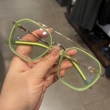 CHH Chrome Hearts Glasses Pure Titanium Large Frame Toad Mirror Myopia Glasses Frame